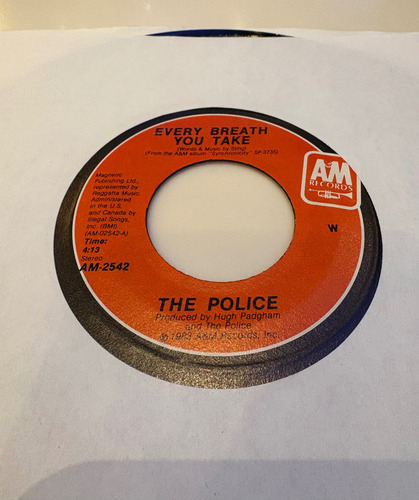 The Police. Every Breath You Take. Simple. Made In Usa Estándar (Usado)