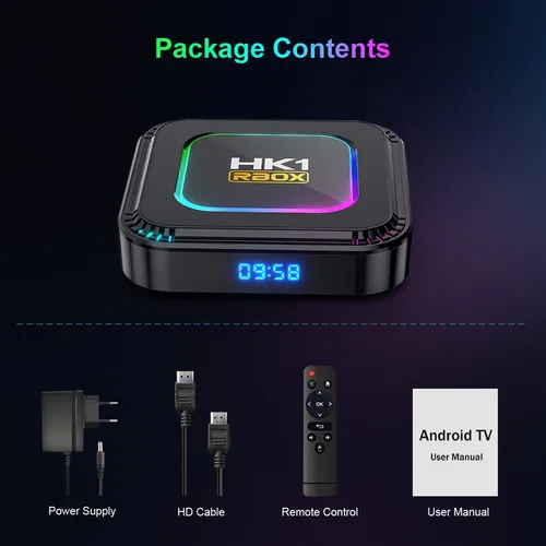 Bluetooth 4k Hd Doble Banda Wifi6 Red Tvbox