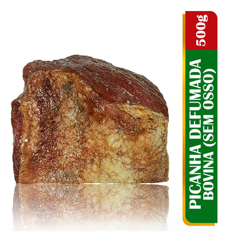 Picanha Bovina Defumada E Temperada Desossada (pedaço) 500g