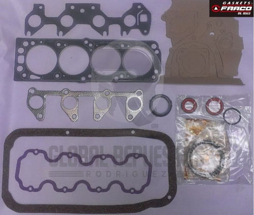 Juego Kit Empacaduras Chevrolet Corsa 1.6 4l Fraco S/gomas 