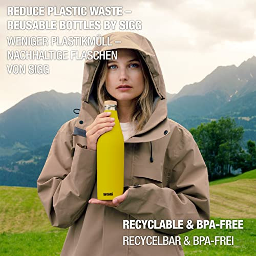 Botella De Agua Aislada Sigg Ultra Lemon 17 Oz - No Gotea -
