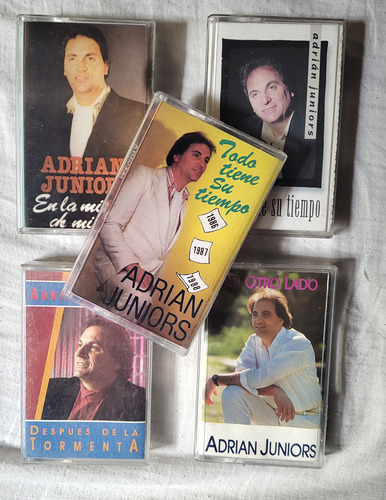 Adrian Juniors - Lote 5 Cassettes  + 3 Cd - Música Cristiana