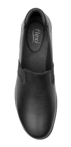 Imagen 4 de 6 de Calzado Zapato Flexi 104813 Negro Piel Plataforma 4.4cm