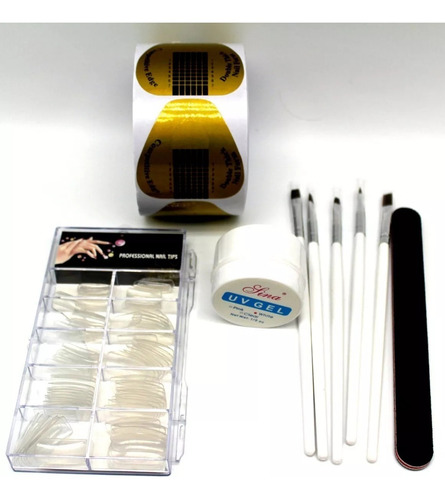 Imagen 2 de 5 de Kit Para Uñas En Gel
