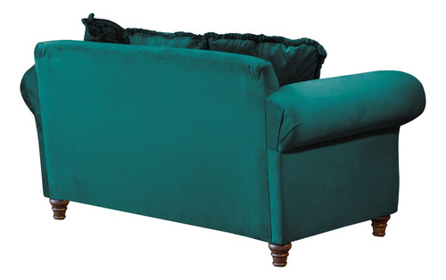Sofa Rimini 2 Cuerpos Tela Velvet - Latam Home