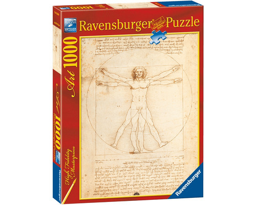 Rompecabezas Ravensburger Da Vinci: El Hombre 1000 Pzas
