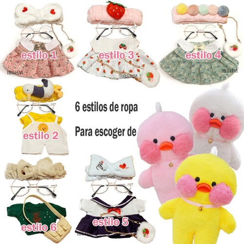 Accesorios Para Ropa De Pato Lalafanfan, 6 Estilos