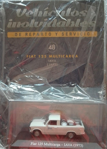 Inolvidables Reparto N°48 Revista+ Auto Fiat 125 Multicarga