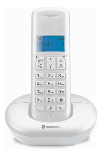 Teléfono Inalámbrico Dect 6.0 Con Altavoz Blanco