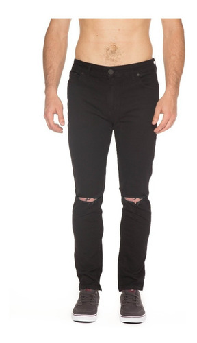 Imagen 1 de 4 de Jean Billabong Destroyed Negro Hombre