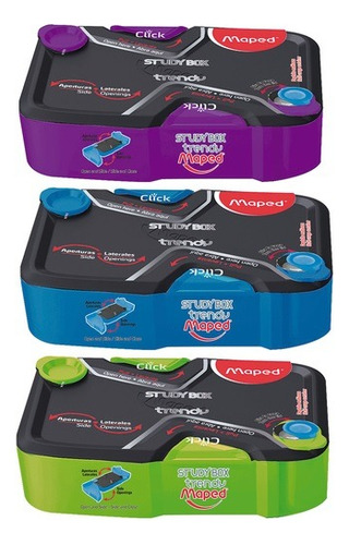 Lapicera Maped Studybox Trendy + 6 Colores Gratis