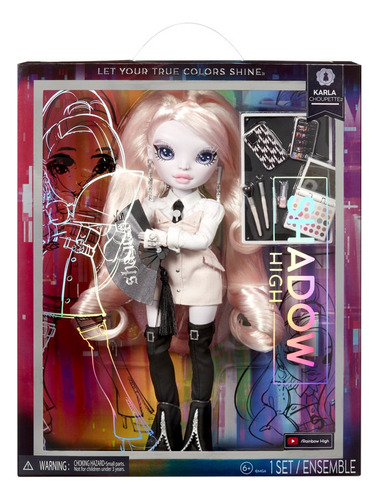 Mueñca Rainbow High Shadow High Serie 2 Karla Choupette