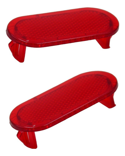 2x Panel De Puerta Reflector Led Rojo For Beetle Caddy