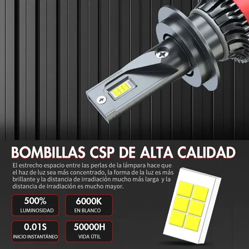 Kit Focos Led Bombilla H7 Luz De Cruce Para Renault 14000lm
