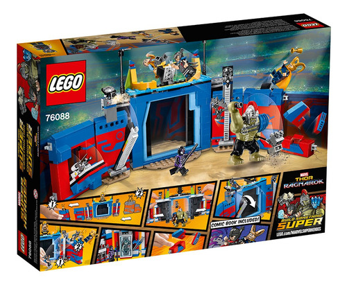 Kit De Construcción Lego Super Heroes Thor Vs. Hulk Arena Cl