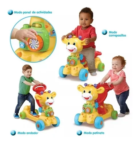 Andador Caminador Monopatin 4 En 1 Jirara Bebe Vtech Srj