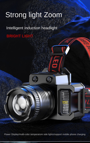 Super Larga Duración Led Strong Skinhead Montado Linterna