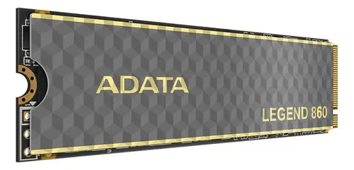 Unidade sólida SSD interna preta Adata Sleg-860-500Gcs 500gb