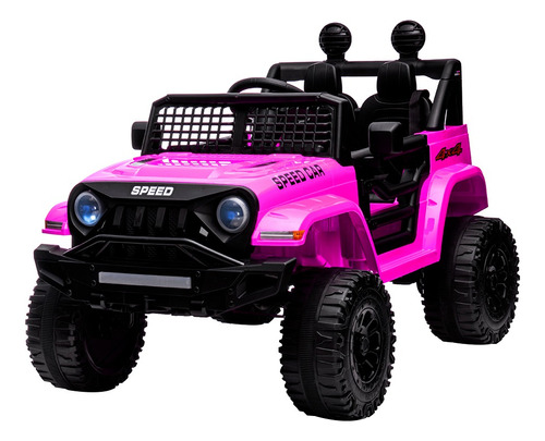 Jeep Rosa Carrito Electrico Montable 12v Mp3 Carro Camioneta