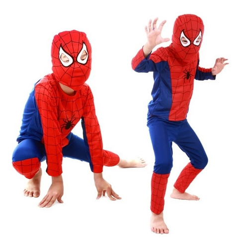 Spiderman Disfraz Superhéroe Halloween Carnaval Niños 