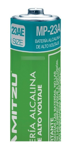 Imagen 1 de 3 de Mp-23a Pila Alcalina Tipo Cilindro 12v 38mah 23a Alto Voltaj