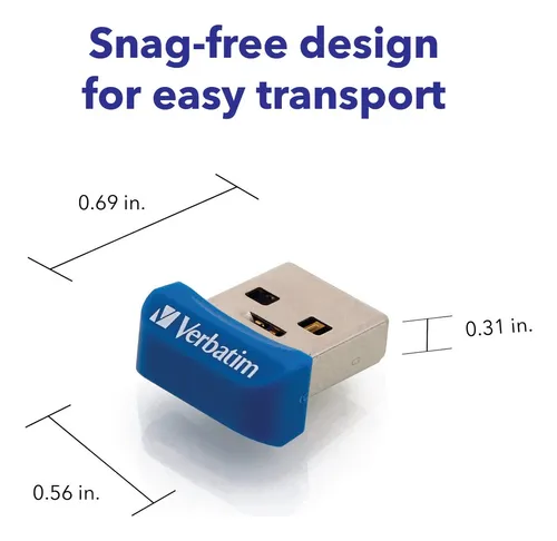 Verbatim 16gb Store N Stay Nano Usb 3.0 Flash Cable