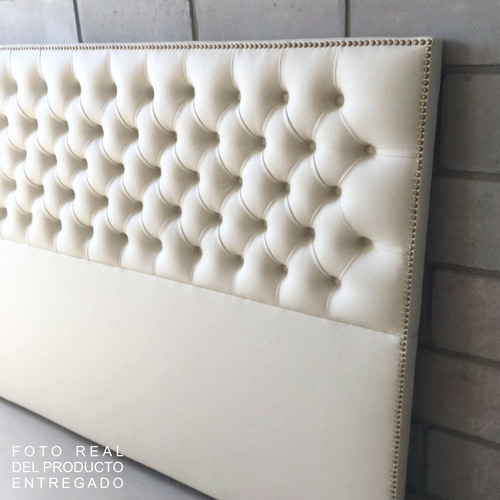 Imagen 2 de 7 de Respaldo De Cama Capitone Tachas 1.60 X 1.20 Calidad Premium