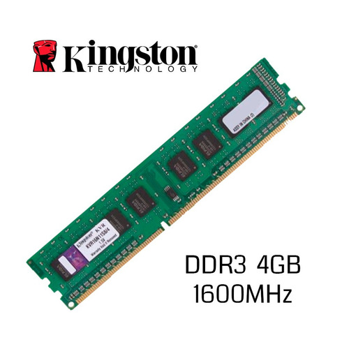 Memoria Ram 4gb Kingston Ddr3 1600mhz Blister Original