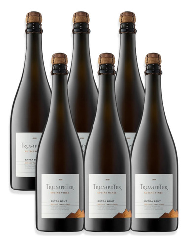 Vino Espumante Trumpeter Extra Brut Chardonnay 750ml Caja X6