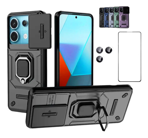 Funda Rígida Poco X6/ Poco X6 Pro 5g+vidrio Templado+mica