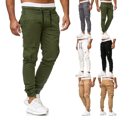 Moda Casual Jogger Fitness Gimnasio Pantalones De Chándal