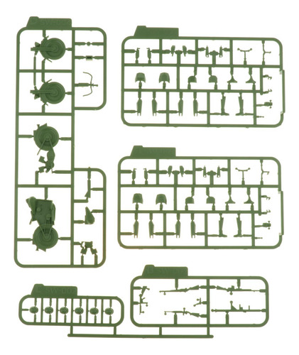 1/35 Kit De Modelo De De Personaje De Plástico Conjunto De