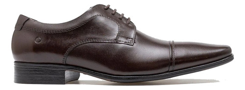 Sapato Derby Cap Toe Democrata Metropolitan Metropolitan Aspen 450052 De  Couro Mahogany Design Liso 43 Br Para Adultos - Masculino