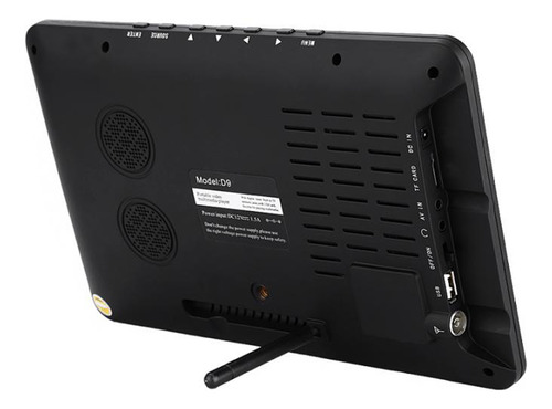 Tv Portátil De 9 Pulgadas Con Decodificador Isdb-t Atsc Dvbt