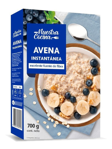 Avena Nuestracocina Tradici O Instantan 700g(3 Unidad)-super