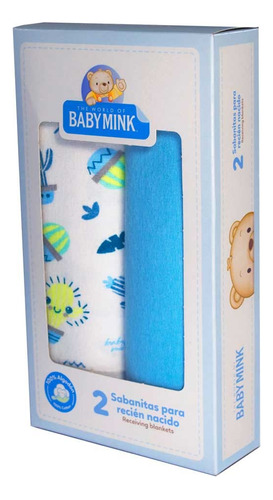 Baby Mink Sabanas Recien Nacido 2pzas