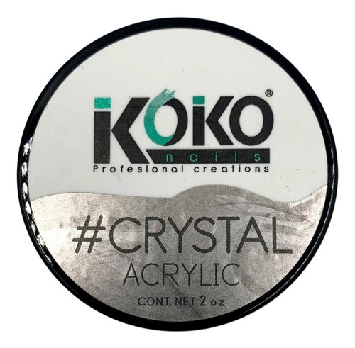 Koko Nails Polvo Acrílico Básico Para Uñas. 2 Onzas. Elige Color Cristal