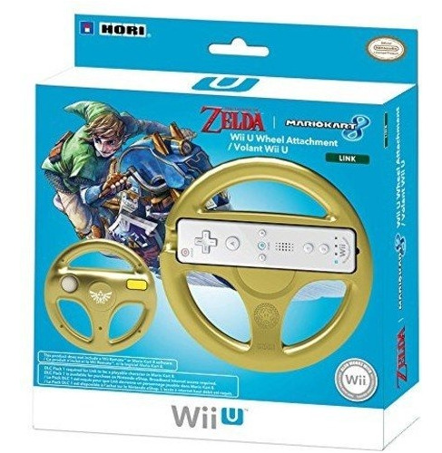 Hori Mario Kart 8 Racing Rueda De Enlace Para Nintendo Wii U