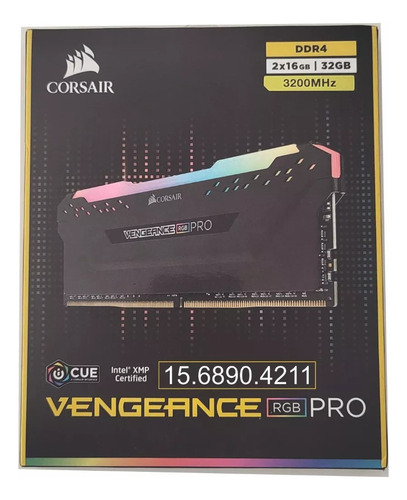 Memoria Ram Vengeance Rgb 32gb 2 Corsair Cmw32gx4m2e3200c16