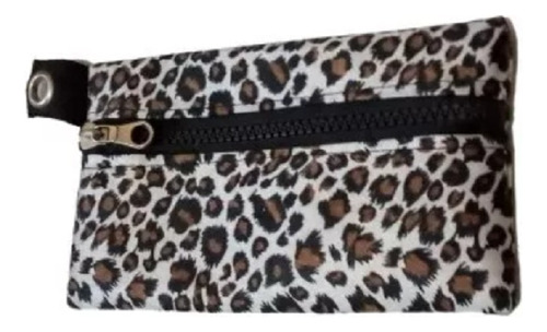 Cartuchera/monedero Animal Print Con Enganche Para Llavero