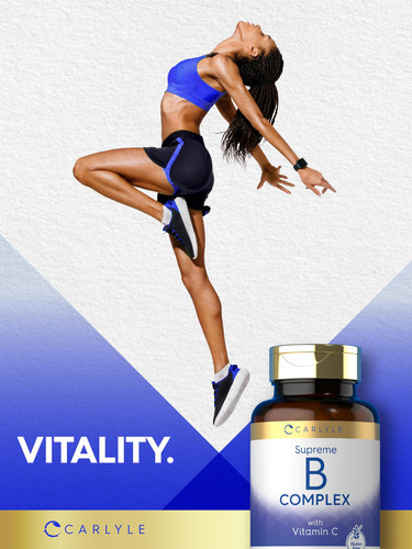 Carlyle Complejo Vitaminas B Plus Vitamina C 250 Tabletas