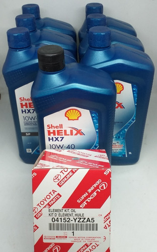 Combos Aceite Shell + Filtro Para Su Toyota 6 Cilindros