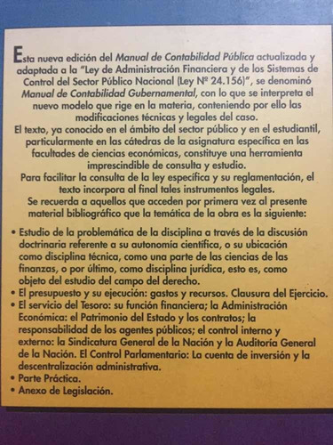 Manual De Contabilidad Gubernamental (Usado)