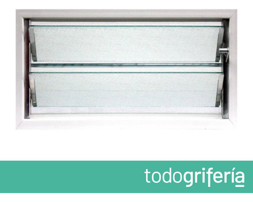 Ventiluz Aireador Pvc Fracas Con Reja Y Mosq Blanco 60x26