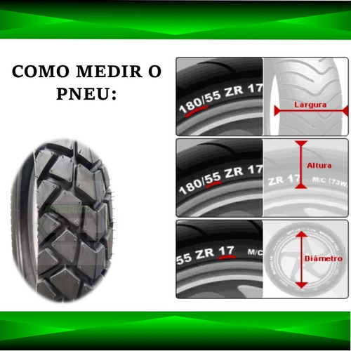 Pneu Vipal Trail Tr300 90/90-19 52p Dianteiro