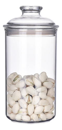 Ivoobr Tarro De Almacenamiento Acrílico De 34 Oz, Tapa Herm