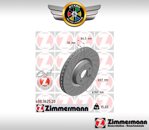 Par Disco De Freio Diant. Mercedes E 55 2003-2010 S211