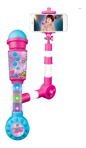 Microfone De Brinquedo Mania De Selfie Dmt6173 Dm Toys