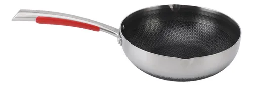 Sartén Uk Plug De Acero Inoxidable 316 Con Mango Largo