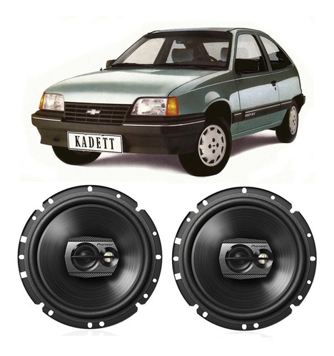 Falante Gm Kadett 1985 A 1996 100w Rms Automotivo Kit